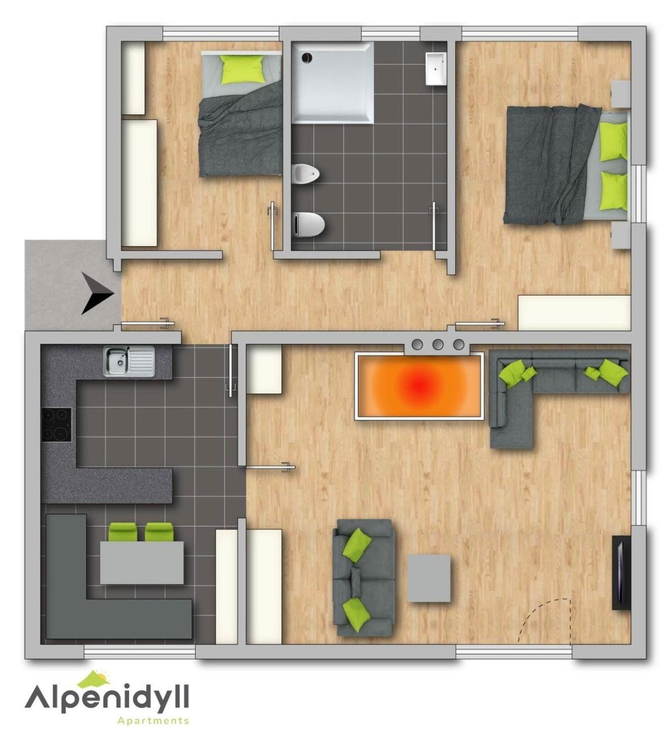 שלאדמינג Huberhof 1 By Alpenidyll Apartments מראה חיצוני תמונה